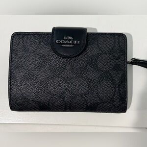 Coach Signature Black Wallet